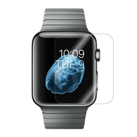 Folie de protectie iUni pentru Smartwatch Apple Watch 40mm Plastic Transparent